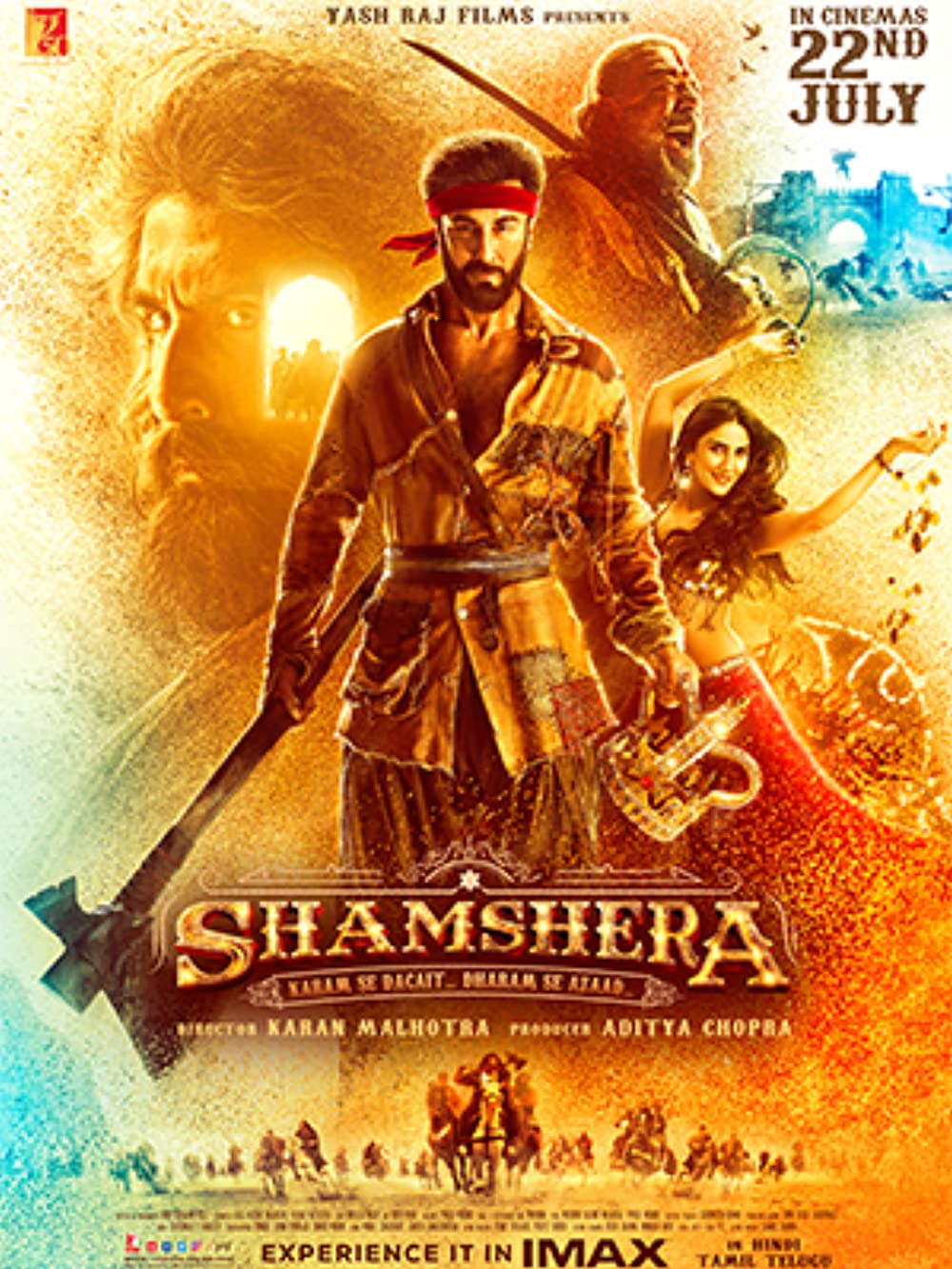 Shamshera 2022 Hindi